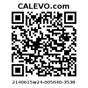 Calevo.com Preisschild 2140615w24-005040-3538