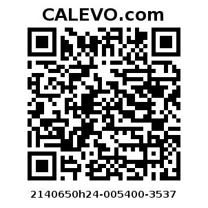 Calevo.com Preisschild 2140650h24-005400-3537