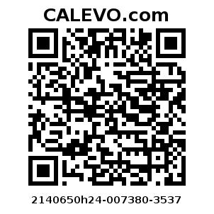 Calevo.com Preisschild 2140650h24-007380-3537