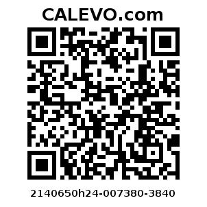 Calevo.com Preisschild 2140650h24-007380-3840