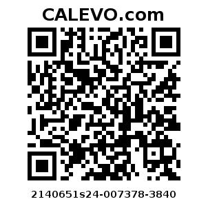 Calevo.com Preisschild 2140651s24-007378-3840