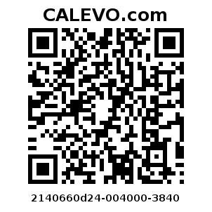 Calevo.com Preisschild 2140660d24-004000-3840