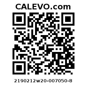 Calevo.com Preisschild 2190212w20-007050-8