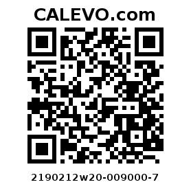 Calevo.com Preisschild 2190212w20-009000-7