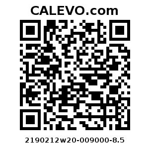 Calevo.com Preisschild 2190212w20-009000-8.5