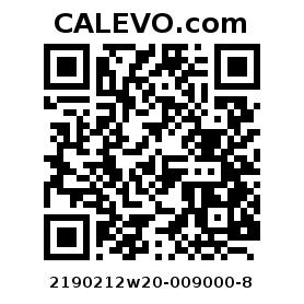 Calevo.com Preisschild 2190212w20-009000-8