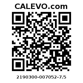 Calevo.com Preisschild 2190300-007052-7.5