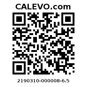 Calevo.com Preisschild 2190310-000008-6.5