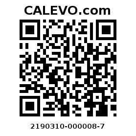 Calevo.com Preisschild 2190310-000008-7