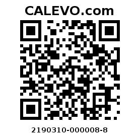 Calevo.com Preisschild 2190310-000008-8