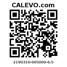 Calevo.com Preisschild 2190310-005000-6.5