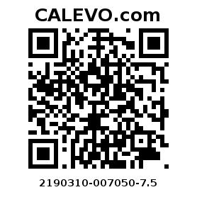 Calevo.com Preisschild 2190310-007050-7.5