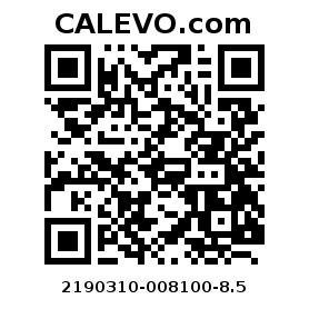 Calevo.com Preisschild 2190310-008100-8.5