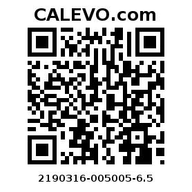 Calevo.com Preisschild 2190316-005005-6.5