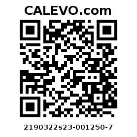 Calevo.com Preisschild 2190322s23-001250-7