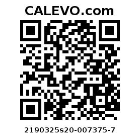 Calevo.com Preisschild 2190325s20-007375-7