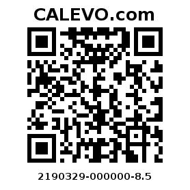 Calevo.com Preisschild 2190329-000000-8.5