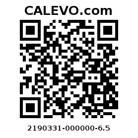 Calevo.com Preisschild 2190331-000000-6.5