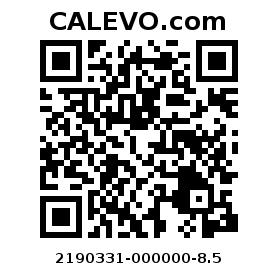 Calevo.com Preisschild 2190331-000000-8.5