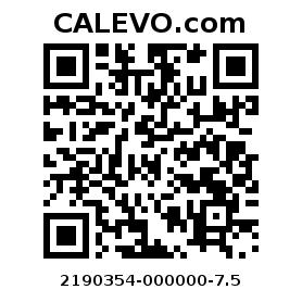 Calevo.com Preisschild 2190354-000000-7.5