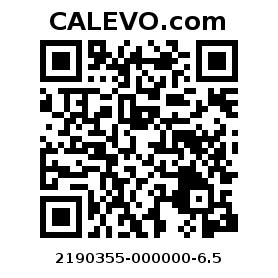 Calevo.com Preisschild 2190355-000000-6.5