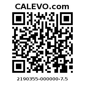 Calevo.com Preisschild 2190355-000000-7.5