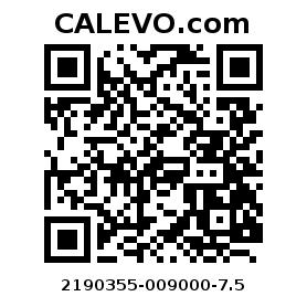 Calevo.com Preisschild 2190355-009000-7.5