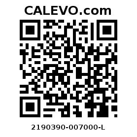 Calevo.com Preisschild 2190390-007000-L