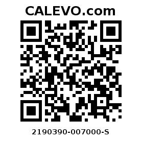 Calevo.com Preisschild 2190390-007000-S