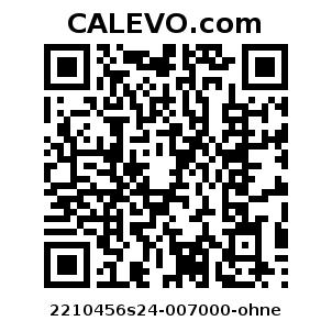 Calevo.com Preisschild 2210456s24-007000-ohne