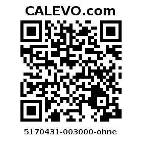 Calevo.com Preisschild 5170431-003000-ohne