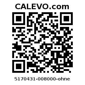 Calevo.com Preisschild 5170431-008000-ohne