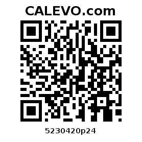 Calevo.com pricetag 5230420p24